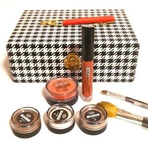 Bare Minerals 7pc Set Eyes and Face Kit Limited Edition Beauty Loose Powder